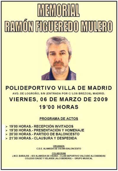 Cartel Memorial Ramón Figueredo Mulero