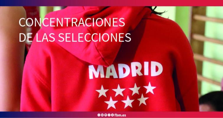 Concentracion de las preselecciones de minibasket. 12/12/2021