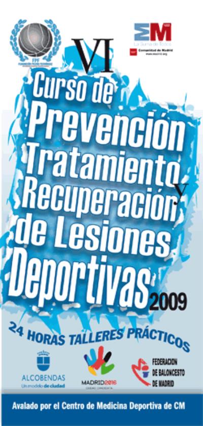 VI Curso de Prevención y Tratamiento de Lesiones Deportivas