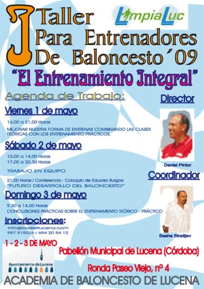 I Taller de Baloncesto Lucena 2009