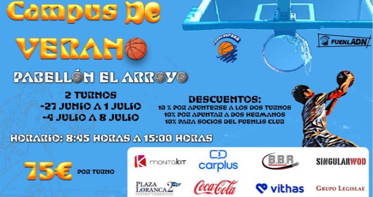 Campus de verano del Baloncesto Fuenlabrada