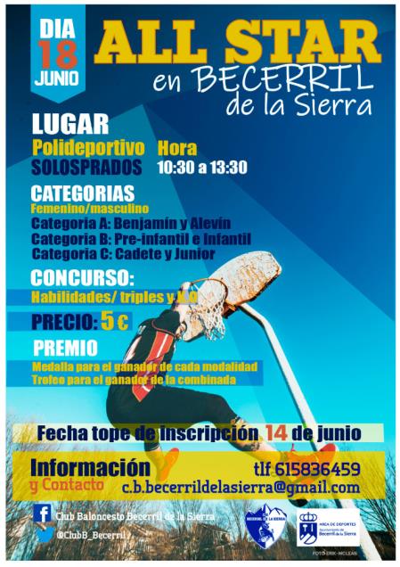 Cartel I All Star Becerril de la Sierra