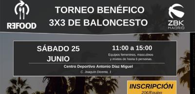 Torneo 3x3 benéfico 'Por un barrio más justo'