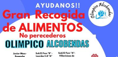 Recogida de alimentos en Olímpico Alcobendas