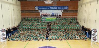 Foto de familia del CB Pozuelo