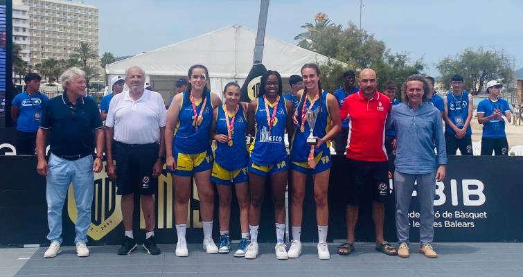 Bronce para Femenino Alcorcón en el Campeonato de España 3x3 U17