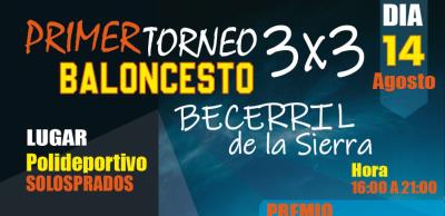 Primer torneo 3x3 del CB Becerril de la Sierra