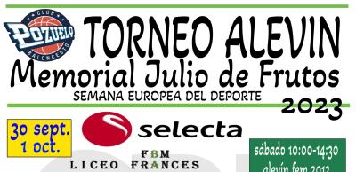 Torneo Alevín Memorial Julio de Frutos