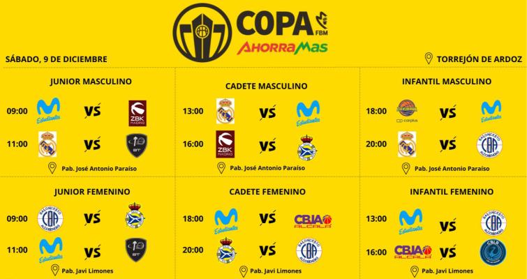 Horarios de la Copa Ahorramas