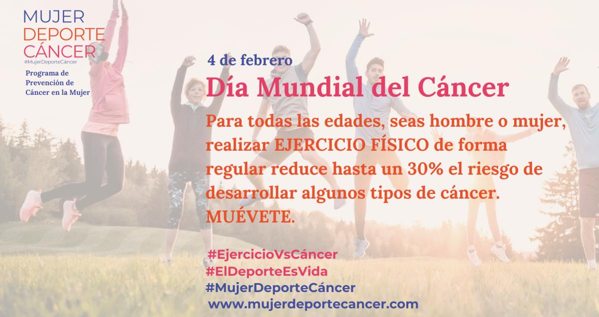 Día Mundial contra el Cáncer: El ejercicio físico reduce el riesgo -  ACTUALIDAD - Noticias - Federación de Baloncesto de Madrid