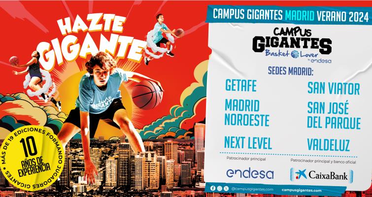 Campus Gigantes Basket Lover en el colegio Valdeluz