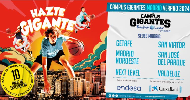 ¡Campus Gigantes Basket Lover: últimas plazas!