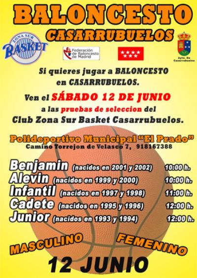 Captación de jugadores del Zona Sur Basket