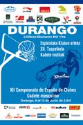 Cartel de la Fase Final del Campeonato de España Cadete Masculina. Durango 2010