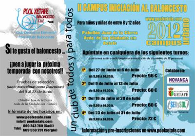 Cartel CampusPoolXetafe2012