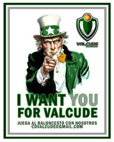 Cartel Pruebas de selección de jugadores 2013 en Valcude
