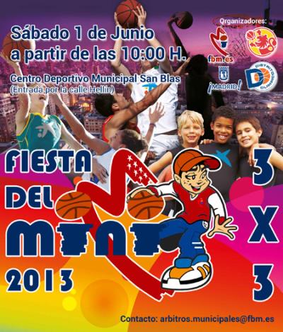 Cartel 3x3 Día del Mini 2013