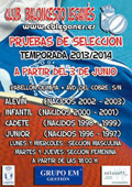 Pruebas en el Club Baloncesto Leganés