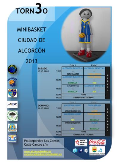 Cartel Torneo Mini Ciudad de Alcorcón 2013