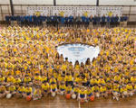 Foto de familia del CD La Salle Maravillas