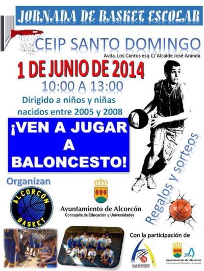Cartel BasketEscolarAlcorcongr