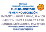 Pruebas en el Femenino Alcorcón