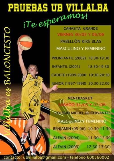 Cartel PruebasUBVillalbagr
