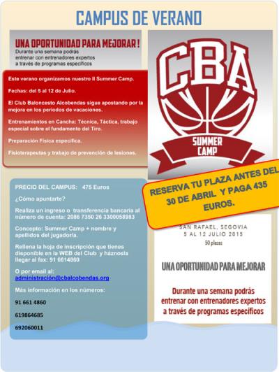 Cartel CampusVeranoAlcobendas2015Bgr