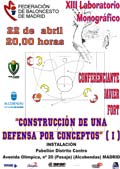 XIII Laboratorio Monográfico FBM. Construcción de una defensa por conceptos