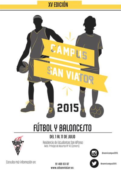 Cartel Campus San Viator. Verano 2015