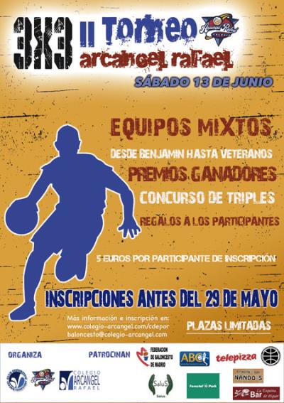 Cartel del 3x3 Arcángel Rafael 2015