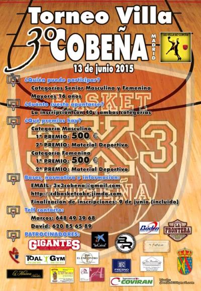 Cartel 3x3Cobena2015gr