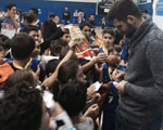 Felipe Reyes, estrella en la presentación del CB Getafe