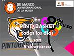 Acto en el Día de la Mujer del Pintobasket
