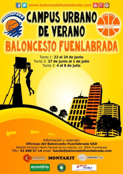 Cartel CampusFuenlabradaVerano2016gr