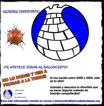 Cartel PruebasLaTorreHortaleza2016