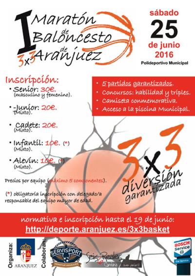 Cartel IMaraton3x3Aranjuezgr