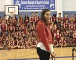Homenaje del CB Coslada a Laura Quevedo