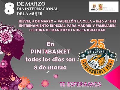 Pintobasket - Día de la mujer 2017