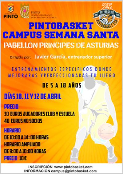 Pintobasket. Campus de Semana Santa 2017