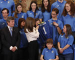 Audiencia de SM la Reina al Estudiantes