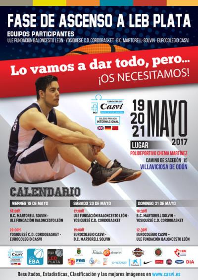 Cartel FaseAscensoLEBPlata2017gr