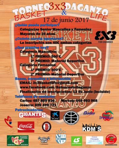 Cartel Torneo3x3Daganzo2017gr