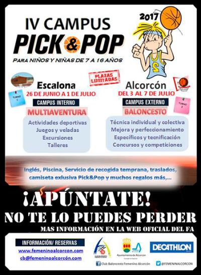 Campus Pick & Pop 2017 Femenino Alcorcón