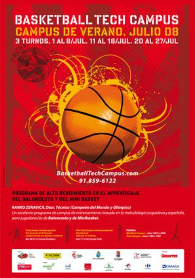 Basketball TechCampus y Mini TechCampus, edición Verano 2008