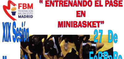 XIX Sesión Monográfica: El pase en minibasket