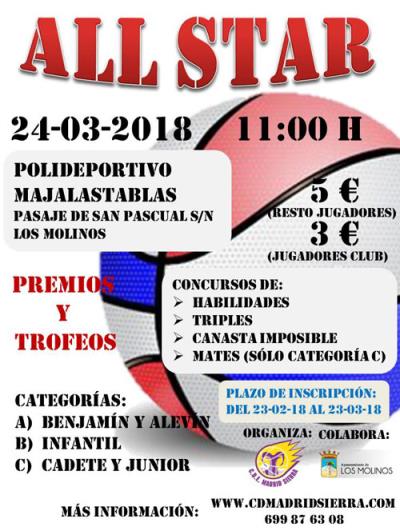 Cartel AllStarMadridSierra18gr