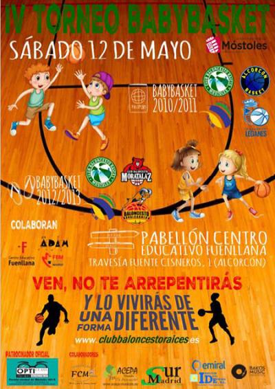 Cartel TorneoBabyBasket CBRaices18