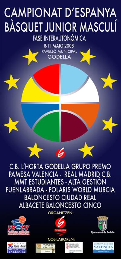 Fase Interautonómica del Campeonato de España de Clubs 2008 Junior Masculina. Conferencia Centro