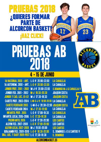 Cartel PruebasAlcorconBasket 2018.06